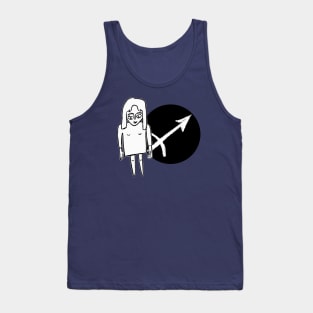 Sagittarius Zodiac Woman, Sagittarius Girl Tank Top